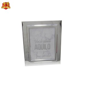 PORTA RETRATO PÉ GRAVATA DE METAL 15X20CM - 98535