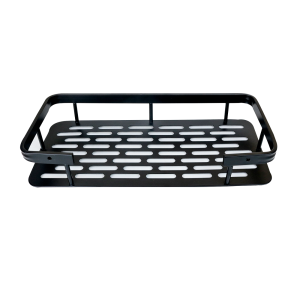 PRATELEIRA DE BANHEIRO PORTA SHAMPOO EM ALUMÍNIO PRETO - CA12550