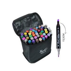 JOGO DE CANETINHAS COM PONTAS DUPLAS 60 UNIDADES - CP60CORES