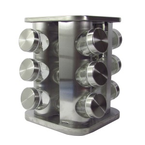 PORTA TEMPERO GIRATÓRIO (CANTOS ARREDONDADOS) 12 PEÇAS - TRC8420