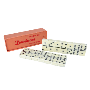 MINI JOGO DE DOMINÓ DE PLÁSTICO COM 28 PEÇAS NA CAIXA - IM42066