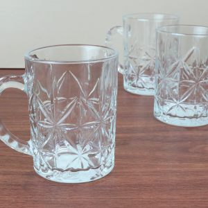 JOGO DE CANECAS MOON STONE 6 PEÇAS 190ML - 88069