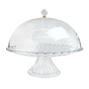 SUPORTE COM TAMPA PARA BOLO DE PLÁSTICO PET - FJ191351