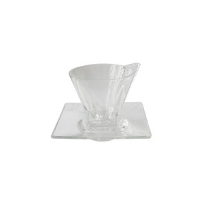 JOGO DE XICARA DE CHÁ EM VIDRO COM 6 PEÇAS 120ML - BM308