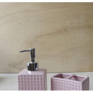 KIT DE BANHEIRO EM CERÂMICA COM 03 PEÇAS - 395-RS