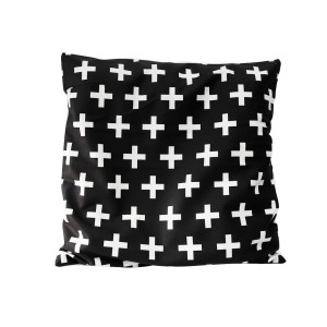 CAPA DE ALMOFADA ESTAMPA GEOMÉTRICA EM  TECIDO 100% POLIÉSTER  44X44CM - 3239-C