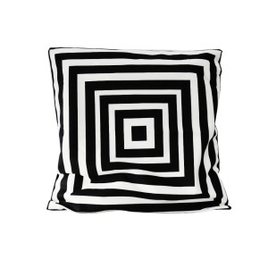 CAPA DE ALMOFADA ESTAMPA GEOMÉTRICA EM  TECIDO 100% POLIÉSTER  44X44CM - 3239-D