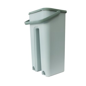 KIT DE LIMPEZA DE PLÁSTICO COM ESFREGÃO E BALDE DE PLÁSTICO - 3039-VD