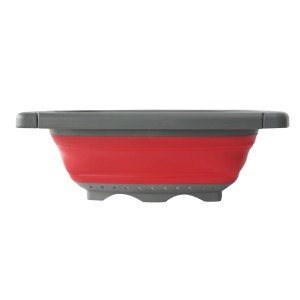 ESCORREDOR AJUSTÁVEL PARA FRUTAS E LEGUMES DE SILICONE 26X38,8CM - 2651-VM