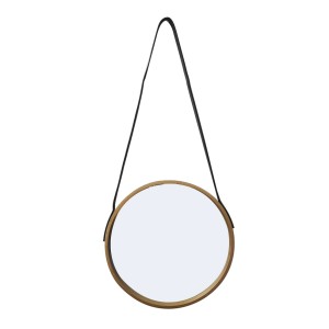 ESPELHO DE PAREDE COM ALÇA DE MDF 30X30CM  - 2947-GR