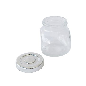 PORTA CONDIMENTOS DE VIDRO COM 4 PEÇAS E TAMPA DE PLÁSTICO - WE0749