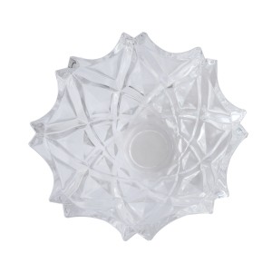 FRUTEIRA DE VIDRO TRANSPARENTE 11.5X24.5CM - WE0744