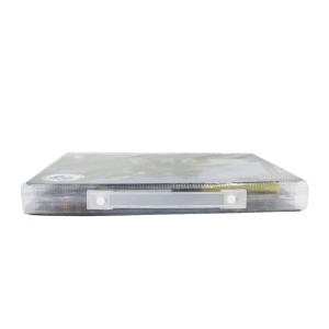 KIT DE PINTURA EM MALETA TRANSPARENTE COM 68 PEÇAS - MT68TR-D