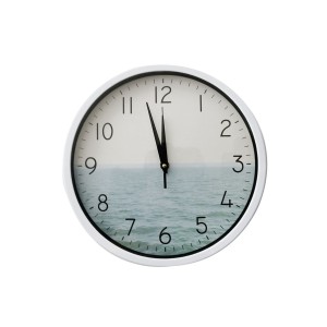 RELOGIO DE PAREDE DE PLÁSTICO 30CM COM A ESTAMPA MAR - 2568-BR