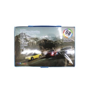 KIT DE PINTURA EM MALETA ESTAMPA CARROS COM 68 PEÇAS - MT68BOY-B