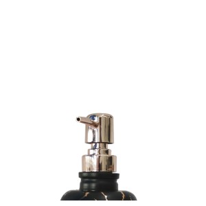 KIT PARA BANHEIRO DE VIDRO COM 02 PEÇAS ESTAMPA MARMORIZADA - BRYZ10341-GR