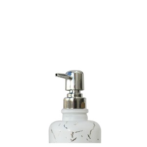 KIT PARA BANHEIRO DE VIDRO COM 02 PEÇAS ESTAMPA MARMORIZADA - BRYZ10340-PTA