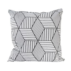 CAPA DE ALMOFADA ESTAMPA GEOMÉTRICA 100% POLIÉSTER  40X40CM - 2341-D