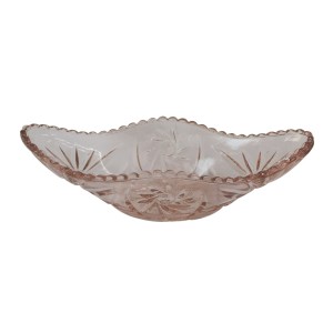 BOWL DE VIDRO 360 ML  GOLD ROSE - PIN7173