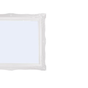 BANDEJA DE PLÁSTICO MODELO RETANGULAR ESPELHADA COM  PÉ 29CM - CT2221-BR