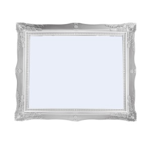 BANDEJA DE PLÁSTICO MODELO RETANGULAR ESPELHADA COM PÉ 29CM - CT2221-PTA