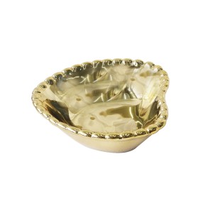 PORTA JOIA DE CORAÇÃO EM PORCELANA 10X11.5CM - 4971-DOUU