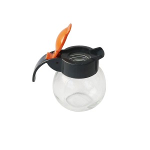 MELEIRA DE VIDRO 180 ML COM TAMPA E ALCA DE PLASTICO - CT1671-LJ