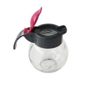 MELEIRA DE VIDRO 180 ML COM TAMPA E ALCA DE PLASTICO - CT1671-PK