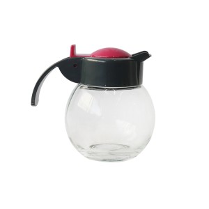 MELEIRA DE VIDRO 180 ML COM TAMPA E ALCA DE PLASTICO - CT1671-PK