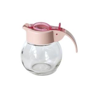 MELEIRA DE VIDRO 180 ML COM TAMPA E ALÇA DE PLASTICO - CHI1977-RS