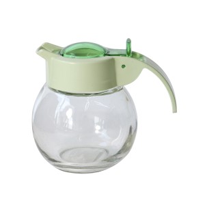 MELEIRA DE VIDRO 180 ML COM TAMPA E ALÇA DE PLASTICO - CHI1977-VD