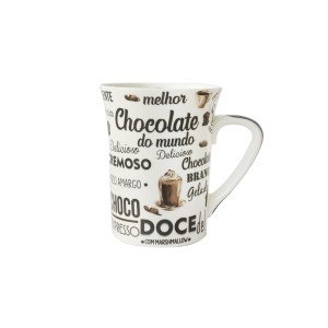 CANECA DE CERAMICA PERSONALIZADA CHOCOLATE 330 ML -CT0461