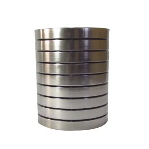 PORTA ESCOVA DE DENTE E CREME DENTAL DE PLÁSTICO CROMADO - CHI1547