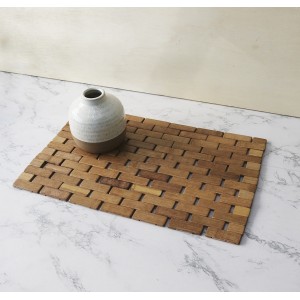 JOGO AMERICANO RETANGULAR EM BAMBU 28X45CM - CX033