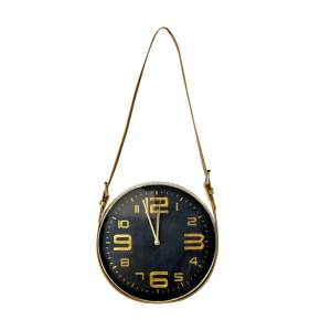 RELOGIO DE PAREDE DECORATIVO DE PLASTICO 30CM COM ALÇA DE AJUSTE - GDR0471-DOU