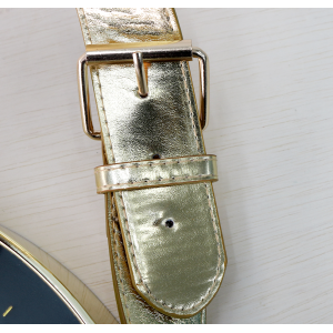 RELOGIO DE PAREDE DECORATIVO DE PLASTICO 30CM COM ALÇA DE AJUSTE - GDR0471-DOU