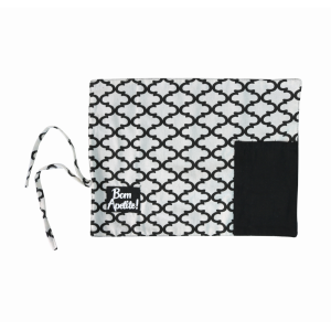 JOGO AMERICANO COM PORTA TALHER DE POLIESTER 29,5CMX40CM - 3020-C