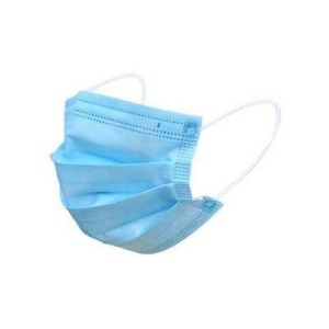 MASCARA DESCARTÁVEL EM TNT TRIPLA COM CLIP NASAL COM ELÁSTICO - MAS30M01407