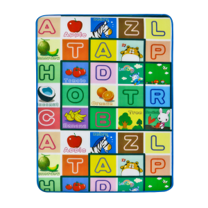 TAPETE TÉRMICO INFANTIL ESTAMPA LETRAS  90CMX120CM - CT9791-A