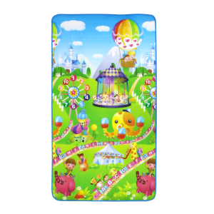 TAPETE INFANTIL 100X180CM ESTAMPA PARQUE DE DIVERSÕES - CT9792-A