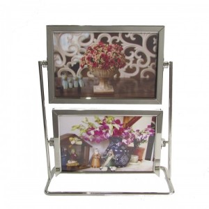 PORTA RETRATO METAL GIRATORIO PARA 4 FOTOS 15X10CM - SXK5502