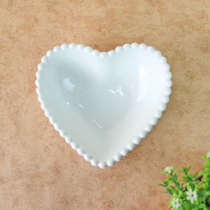 PETISQUEIRA DE CERÂMICA FORMATO CORAÇÃO -YF048
