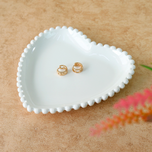 PETISQUEIRA DE CERÂMICA FORMATO CORAÇÃO -YJ26031