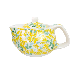 BULE CHALEIRA COM INFUSOR CERÂMICA  FLORAL 250 ML - BUL0002-F