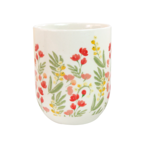 CONJUNTO DE 04 CANECAS ORIENTAL PARA CHÁ DE PORCELANA 150ML - CN0001-C