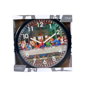 RELÓGIO DE PAREDE DE PLÁSTICO 25CM -  421PT-A