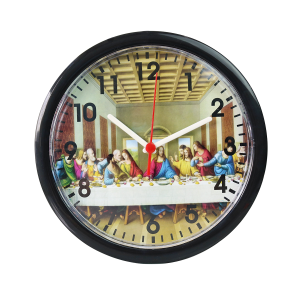 RELÓGIO DE PAREDE DE PLÁSTICO 25CM - 421PT-B