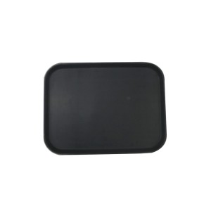 BANDEJA ANTIDERRAPANTE PRETO DE PLÁSTICO 31 X 41CM - PTH1216-PT