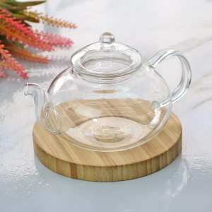 BULE DE VIDRO BOROSSILICATO COM INFUSOR PAREDE DUPLA 400ML - CA16084