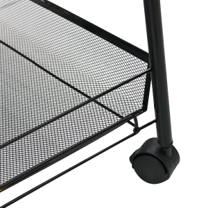 ORGANIZADOR MULTIUSO COM 3 PRATELEIRAS DE METAL 61X25X44,5CM - CA09688-PT